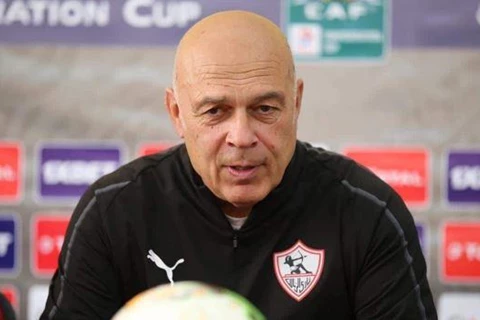 جروس: أحتاج للوقت للتعرف على لاعبي الزمالك.. وتأثرنا بتوقيت مباراة أبوقير